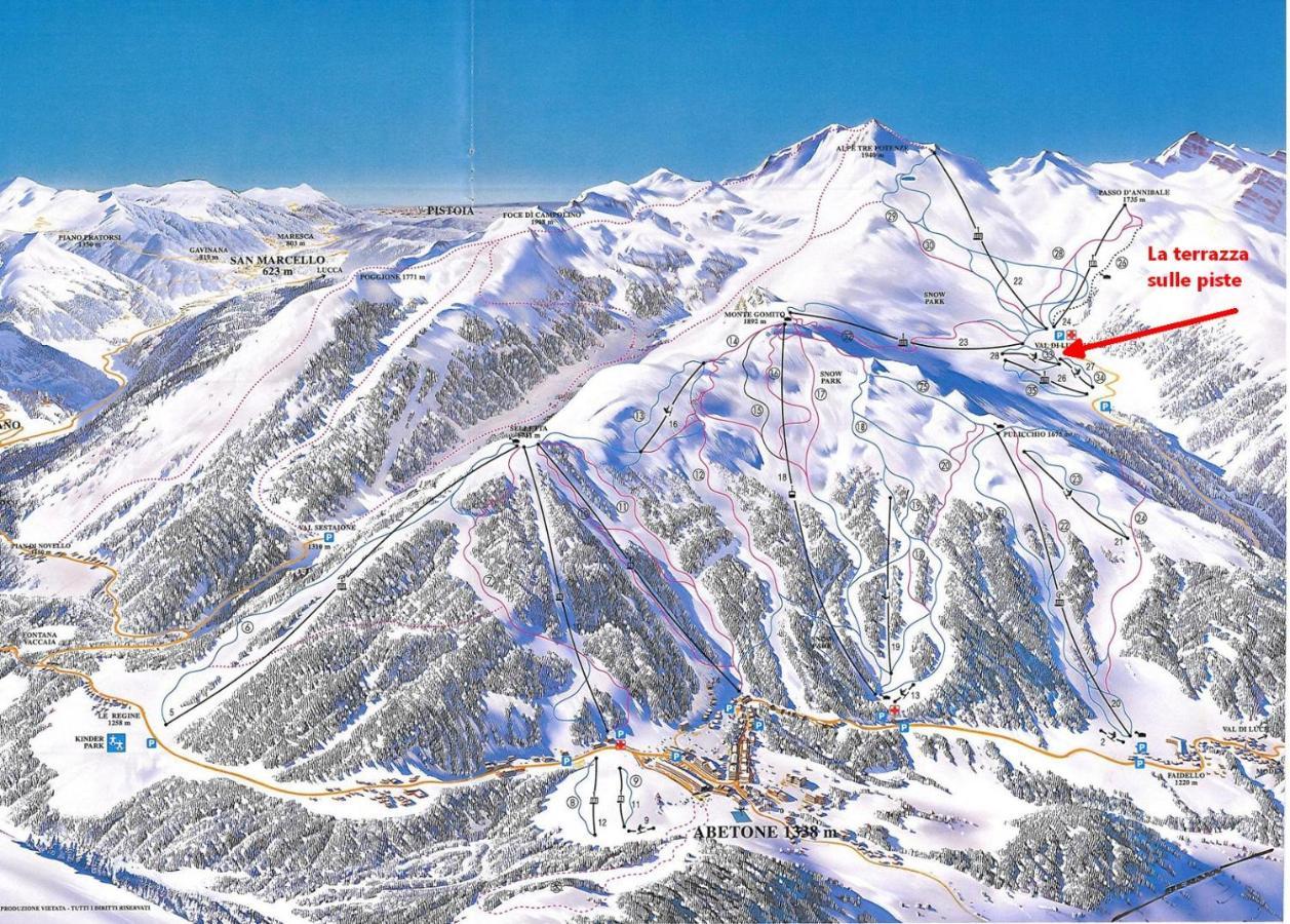 La Terrazza Sulle Piste Val Di Luce - Biancheria Inclusa Abetone Extérieur photo